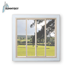 Bespoke vinyl manufacturers near me diy upvc sliding median window on China WDMA