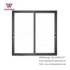 Best Price New Design Double Glazing Glass Door Blind inside Double Glass Window Aluminum Sliding Patio Doors on China WDMA