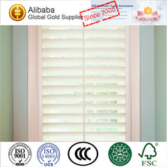 Best Quality Best Price of Homely Customized Stained Faux Wood Plantation Shutters Discount on China WDMA