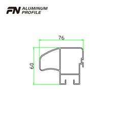 Best price & quality foshan aluminum extrusion roller rail profiles track for sliding window and door on China WDMA