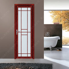 Blind inside single swing pen aluminium entrance door