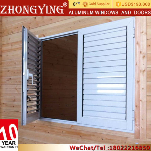 Bottom Ventilation Louvers Balcony Door Shutter , Patio Door Security Sound Proof Plantation Shutters From China on China WDMA