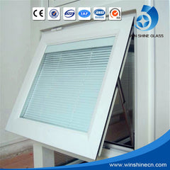 Built-in shutter glass for doors and windows Insulated blind shutter glass motorize on China WDMA