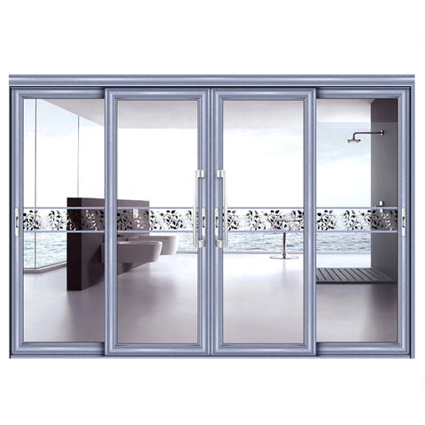 Bullet proof design security casement aluminum door on China WDMA