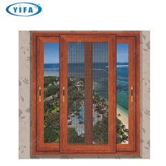 Burglar proof grill designs aluminum sliding window on China WDMA