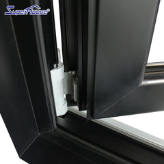 CSA/AAMA aluminium window double glazed folding glass windows on China WDMA