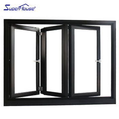 CSA/AAMA aluminium window double glazed folding glass windows on China WDMA