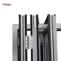 CSA NFRC AS2047 standard commercial interior aluminum glass bifold doors on China WDMA