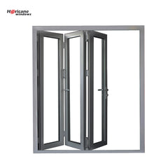 CSA NFRC AS2047 standard commercial interior aluminum glass bifold doors on China WDMA