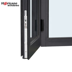 CSA NFRC AS2047 standard custom residential aluminum single casement hinged glass security door on China WDMA