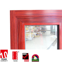 CSA NFRC AS2047 standard custom sized external frosted glass aluminum bi fold folding doors on China WDMA