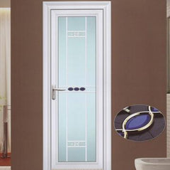 Casement Swing UPVC PVC Exterior Solid Modern Door Design French Door With Security Screen Blind on China WDMA