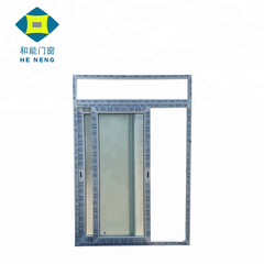 Cheap Double Tempered Glass White PVC Blacony Sliding Glass Doors with Grills for Bathrooms on China WDMA