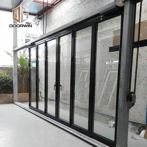 Cheap Factory Price aluminum alloy bi folding door design bi doors cost on China WDMA