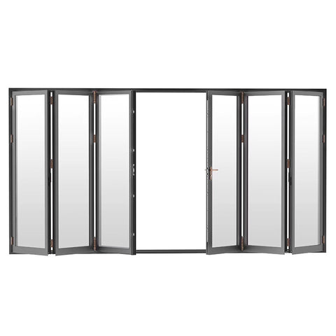 Cheap Factory Price aluminum alloy bi folding door design bi doors cost on China WDMA