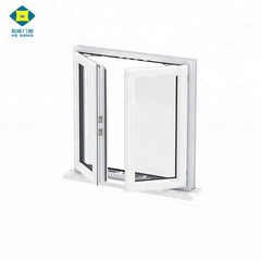 Cheap PVC 4 Panels Double Glaze Open Outside Replacement Casement Windows on China WDMA