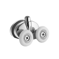 Cheap Price Nylon Shower Room Parts Double Rollers,Swing Wheels, Guide Wheels for Glass Sliding Door on China WDMA