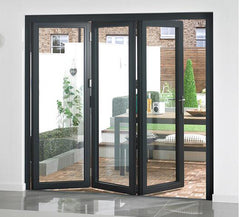 Cheap Price Outdoor Waterproof Aluminium Folding Doors, Foldable Tempered Glass Door Price,Aluminium Bifold Door on China WDMA