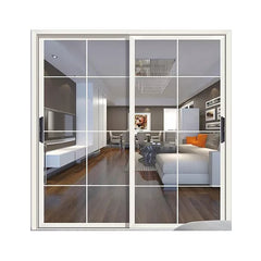 Cheap price french transom design 4 panel floor to ceiling temper glass sliding aluminium doors for pakistan patio on China WDMA