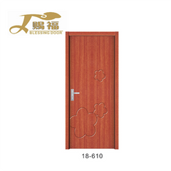 Cheap price panels Solid Oak Interior Wood Teak Wood Front Door Design upvc french doors on China WDMA