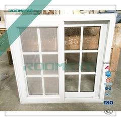 Cheap price single glass PVC windows and screen sliding upvc window on China WDMA