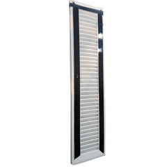 Cheapest bathroom casement door with ventilation aluminum louvers on China WDMA