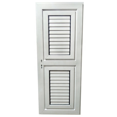 Cheapest bathroom casement door with ventilation aluminum louvers on China WDMA