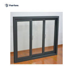 WDMA Best Selling 60x48 Windows - China Factory Aluminum Sliding Tempered Glass Window