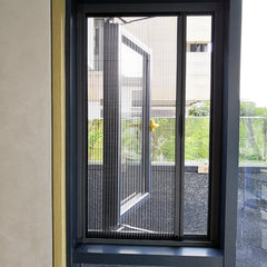 China Muchuan detachable design metal security folding window screen on China WDMA