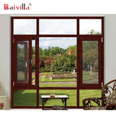 China Professional White Aluminum Grill Design Double Casement Window on China WDMA