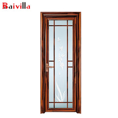 China Suppliers Baivilla Window Doors Design Indian Bathroom Grain Aluminum Alloy Toilet Doors on China WDMA