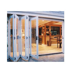 China Suppliers French Double Glass Two Fold Bifold Door on China WDMA