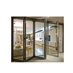 China Suppliers French Double Glass Two Fold Bifold Door on China WDMA