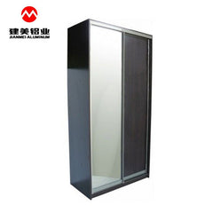 China factory aluminium extrusion profile price sliding wardrobe door on China WDMA