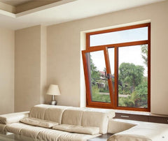 China factory price Customized Aluminium Tilt Turn double glazed Window With Manual Blinds for apartment on China WDMA