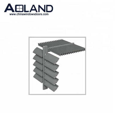 China manufacturer aluminium blade louver windows with AS 2047 on China WDMA