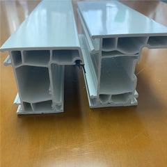 China manufacturer laminated wholesale with lower price 70mm upvc window sash pvc hollow profiles on China WDMA