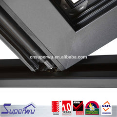 China product tempered glass aluminium electric house folding windows on China WDMA