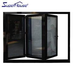 China quality supplier AAMA/AS2047/NZS4211 patio glass folding door on China WDMA