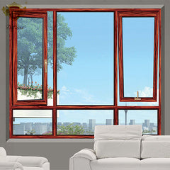 China supplier aluminum windows casement french window design swing out window on China WDMA