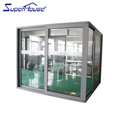 China supplier high end AAMA, NOA,Australia standard impact sliding glass door on China WDMA