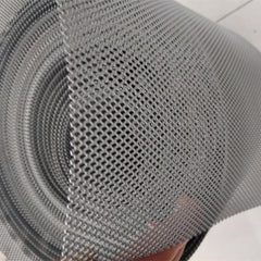 China supply 0.5mm 1.8mm thickness DVA screen one way vision mesh fly screen aluminum expanded mesh for door security screen on China WDMA