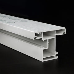 Chinese factory manufacturer raw materials white upvc windows&doors profiles on China WDMA