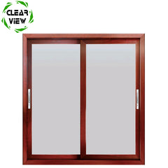 Clearview Furnishing tempered glass screen hurricane resistant office aluminum sliding window on China WDMA