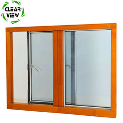 Clearview Furnishing tempered glass screen hurricane resistant office aluminum sliding window on China WDMA