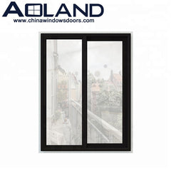 Commercial aluminium alloy thermal break double glazed sliding windows design on China WDMA