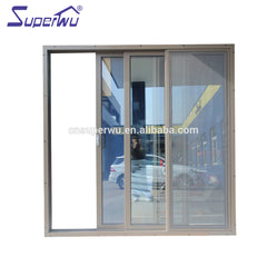 Commercial system triple glass aluminum price of fire rated sliding door installation to divide room on China WDMA