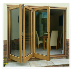 Commerical price simple design bi folding interior door on China WDMA