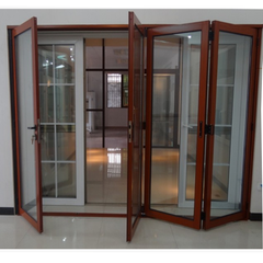 Commerical price simple design bi folding interior door on China WDMA