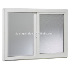 Cost-effective pvc window clear single tempered glass sliding window on China WDMA